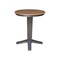 International Concepts 30 in. Solid Wood Round Top Pedestal Dining Table - 35.9 in. High, Hickory/Washed Coal K45-30RT-23B-36 - alternate 4